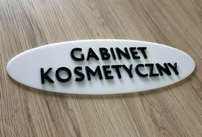Табличка из акрила